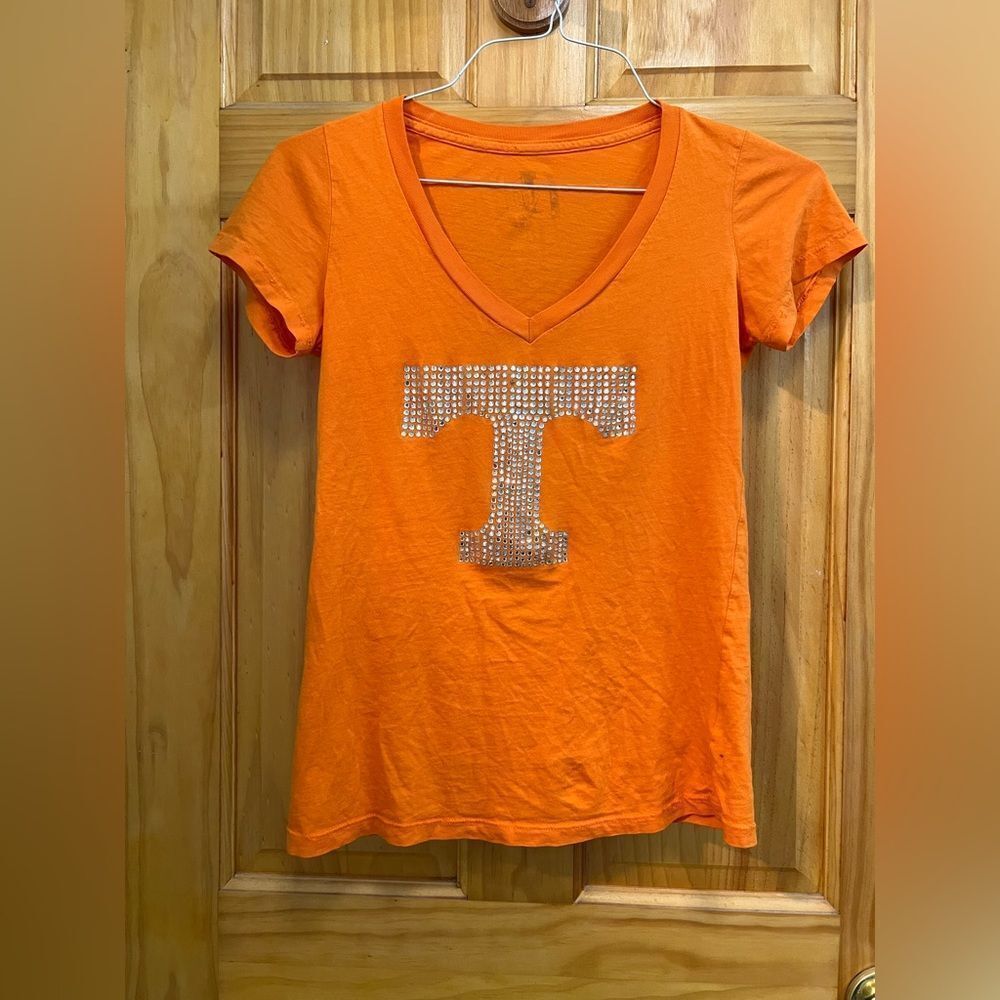 Tennessee volunteers rhinestone embellished size small t shirt